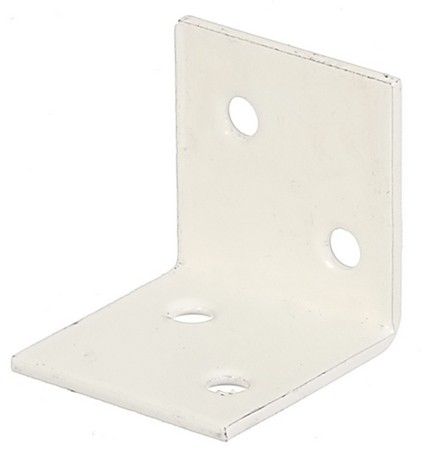 VERSTERKINGSHOEK GEFOSFATEERD WIT 30X30X30 REF:332624