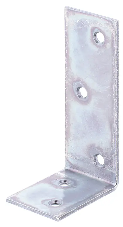 STAAL BALKHOEK ONGELIJKBENIG – 40 X 80 X 30 MM – VERZINKT REF: 332839