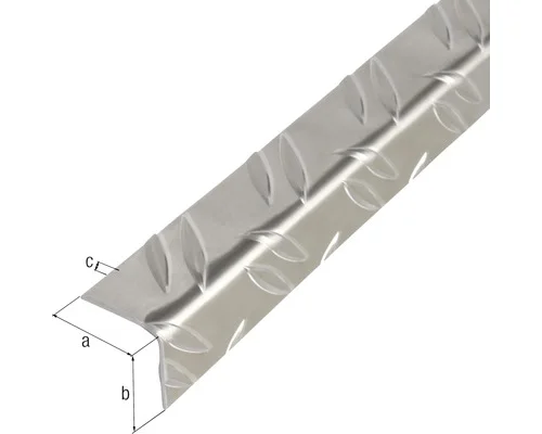 HOEKPROFIEL ALUMINIUM RIB RELIËF 65.6X35.5/1M REF:468927 ALBERTS