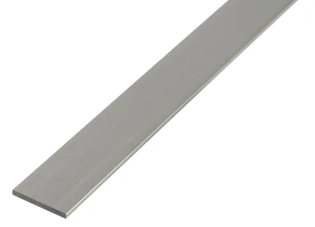 ALUMINIUM PLAT PROFIEL 15X2MM, 1000MM NATUREL 15x2 MM – 1000MM  – NATUREL REF:469375