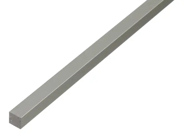 ALUMINIUM VIERKANTSTAAF 10 X 10 MM – 1000 MM – NATUREL REF:470098