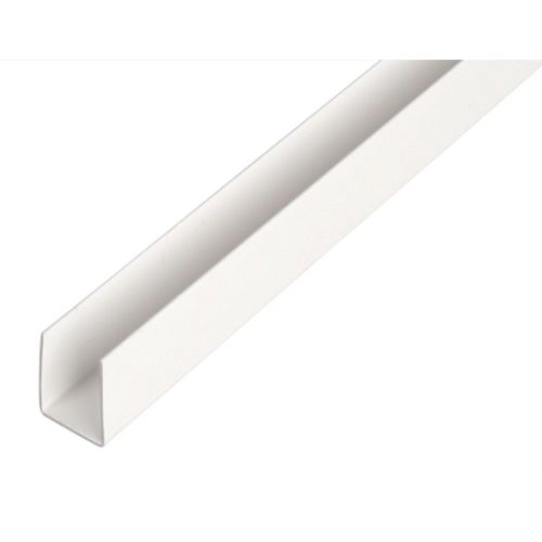 U-PROFIEL PVC WIT 2M/10X10X10X1MM REF:484552