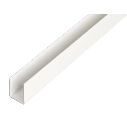 U-PROFIEL PVC WIT 2M/10X21X10MM REF:484583
