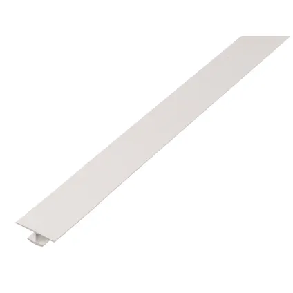 PROFIEL H-FORM PVC WIT 6X25X10X1MM /1M REF:484705