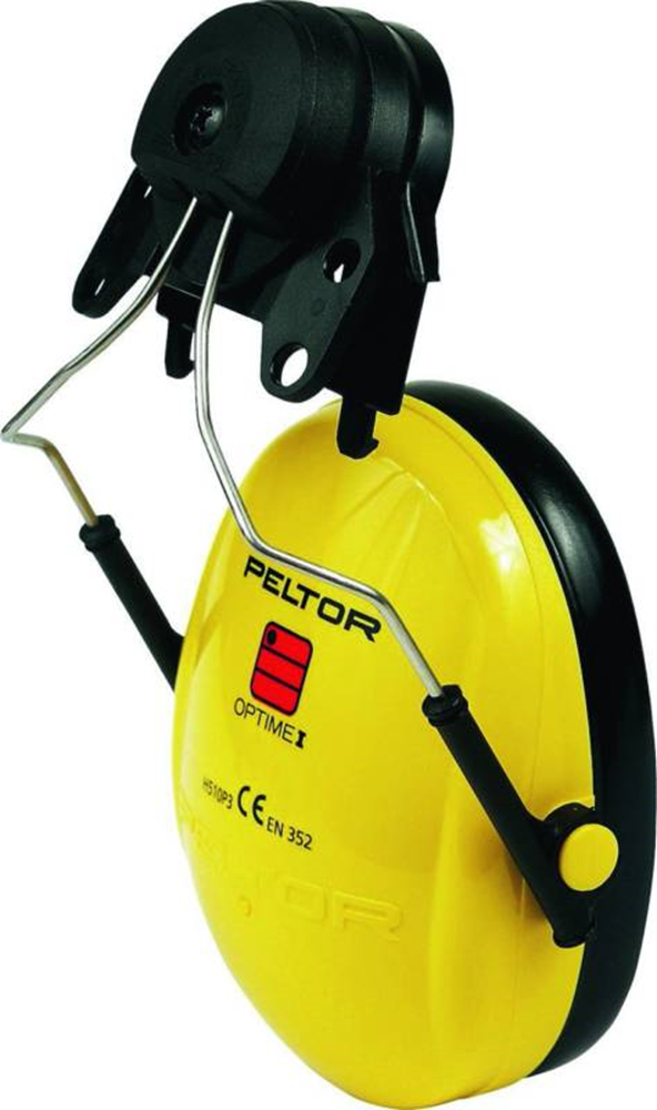 GELE GEHOORKAPPEN MET HELMBEVESTIGING H510P3E-405-GU OPTIME  REF:7000039617 3M