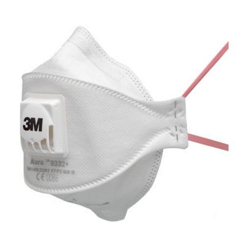 3M AURA STOFMASKER, FFP3, MET VENTIEL, 9332+ REF:7100258913 3M