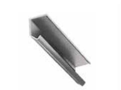 ENKEL PROFIEL-ALUMINIUM L:2.10M REF:550.008.210 ROB