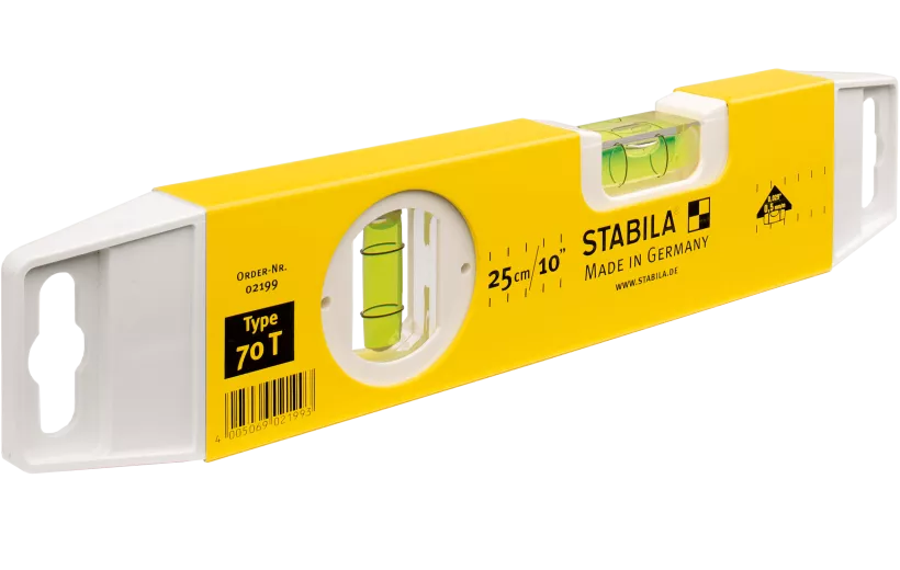 TYPE 70T WATERPAS 25CM REF:2199 STABILA