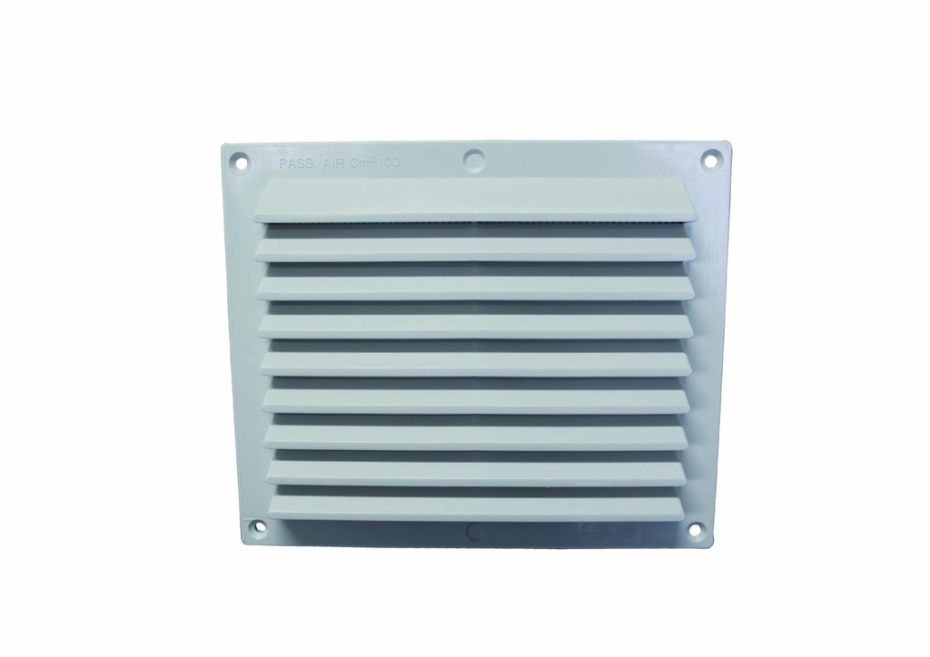 LUCHTROOSTER SCALAIR BG 14.6x17.5 OPBOUW VVP WIT