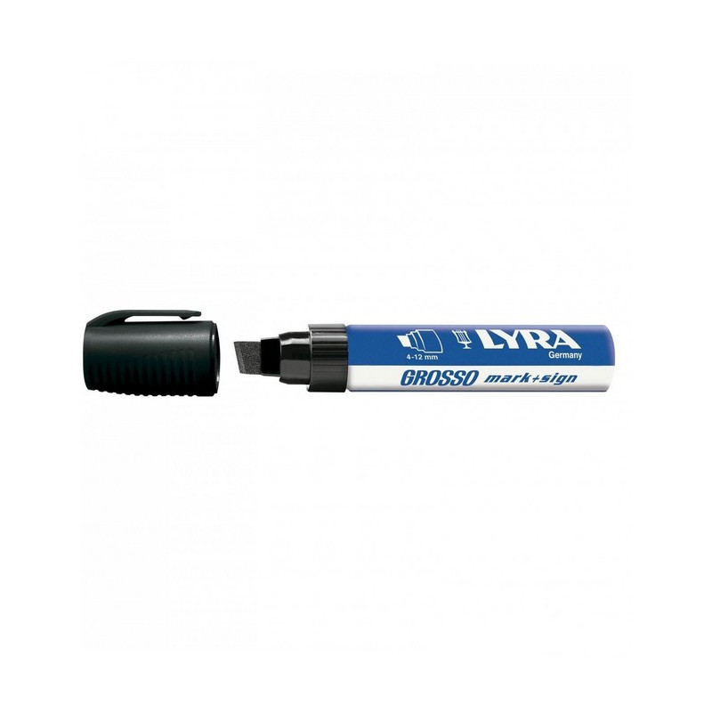 STIFT PERMANENT PUNTDIKTE 4-12MM ZWART 113-099 REF:348002 LYRA