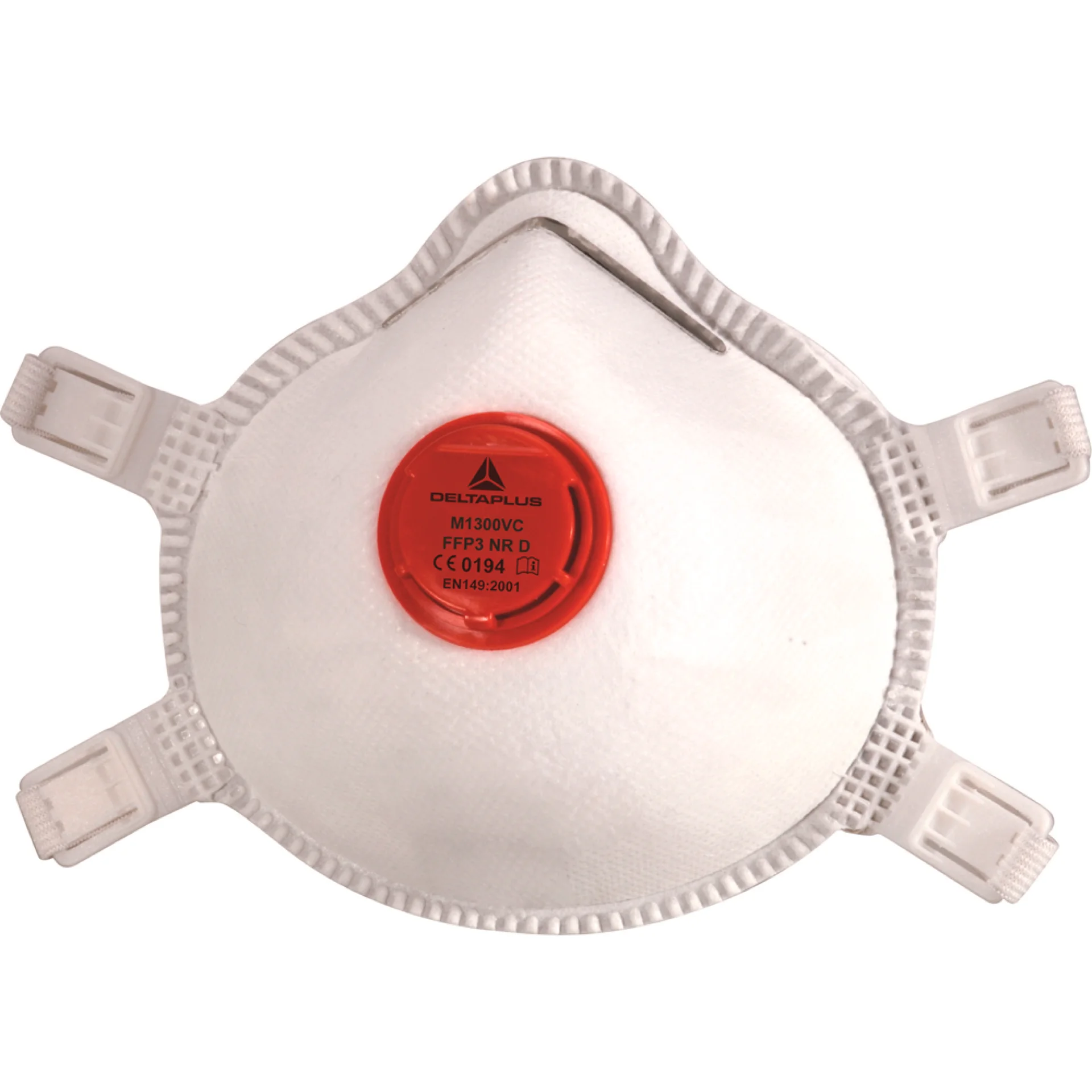 5 ST VOORGEVORMDE WEGWERP HALFGELAATSMASKERS FFP3S REF:M1300VC