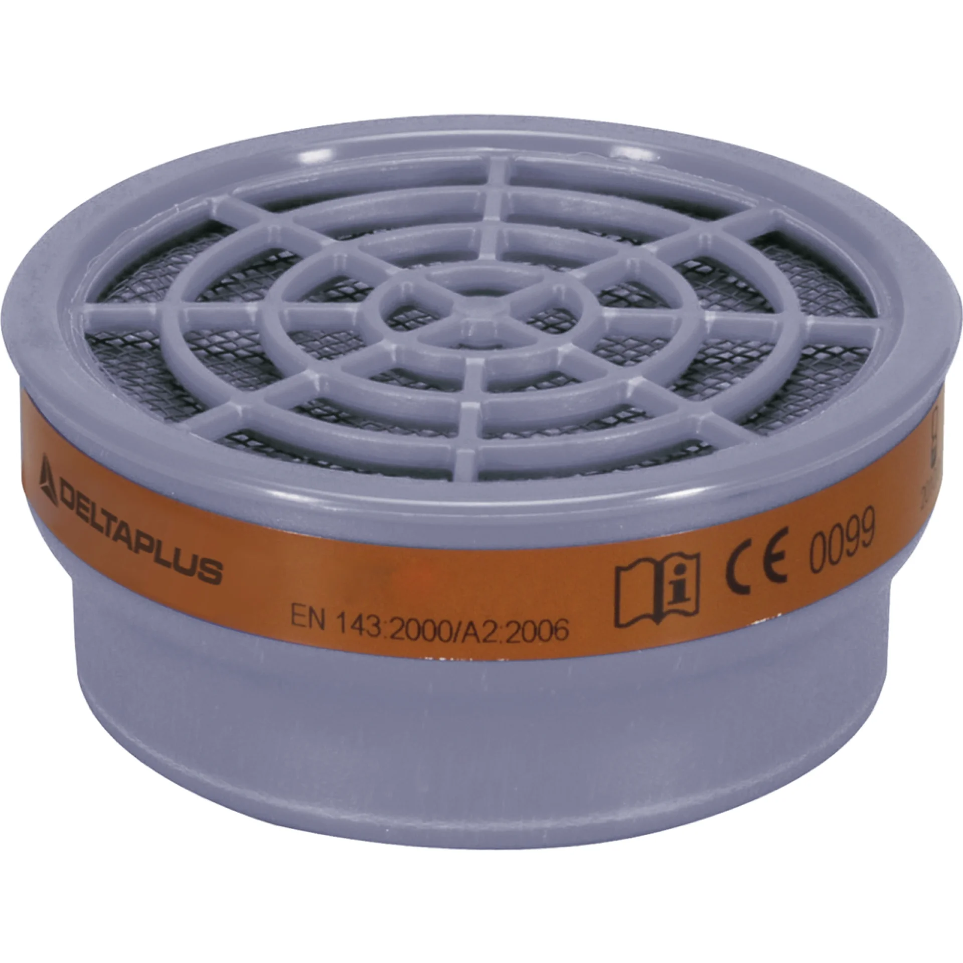 SET VAN 2 FILTERPATRONEN A2 VOOR HALFSGELAATSMASKER M6200 EN M6400SERIE REF:M6000EA2RDELTAPLUS