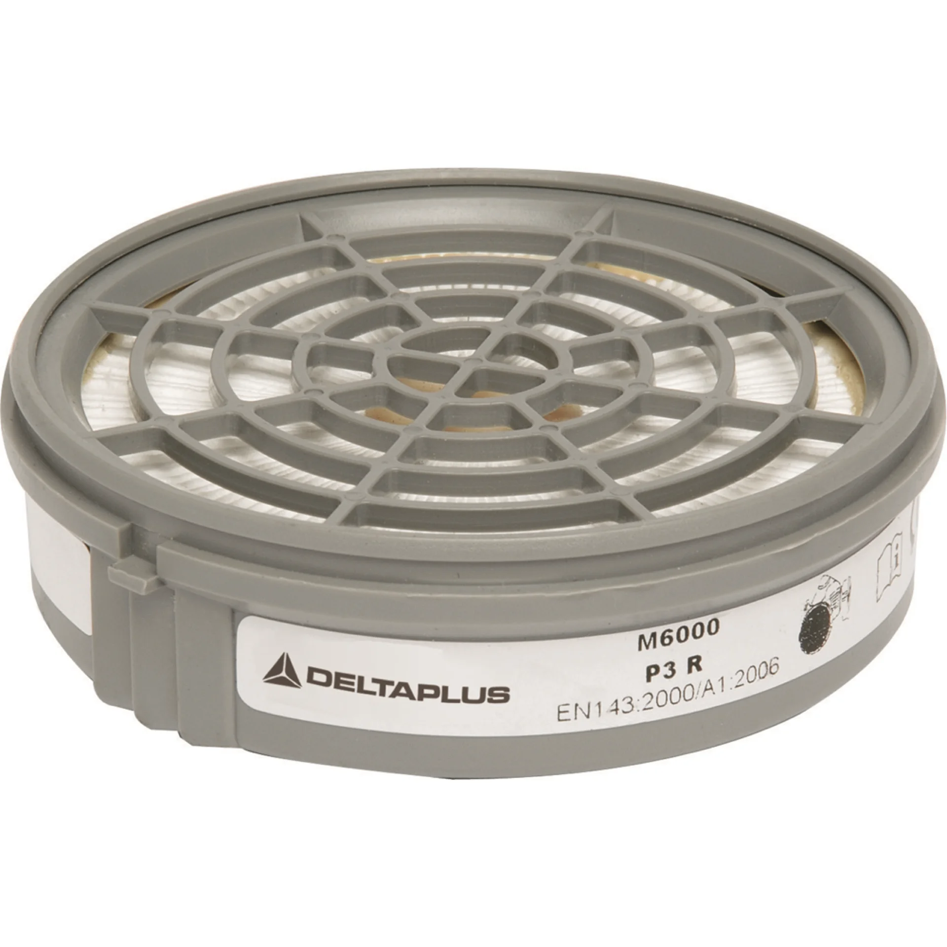 SET VAN 2 FILTERPATRONEN P3 VOOR HALFSGELAATSMASKER M6000P3 REF:M6000P3R DELTA PLUS