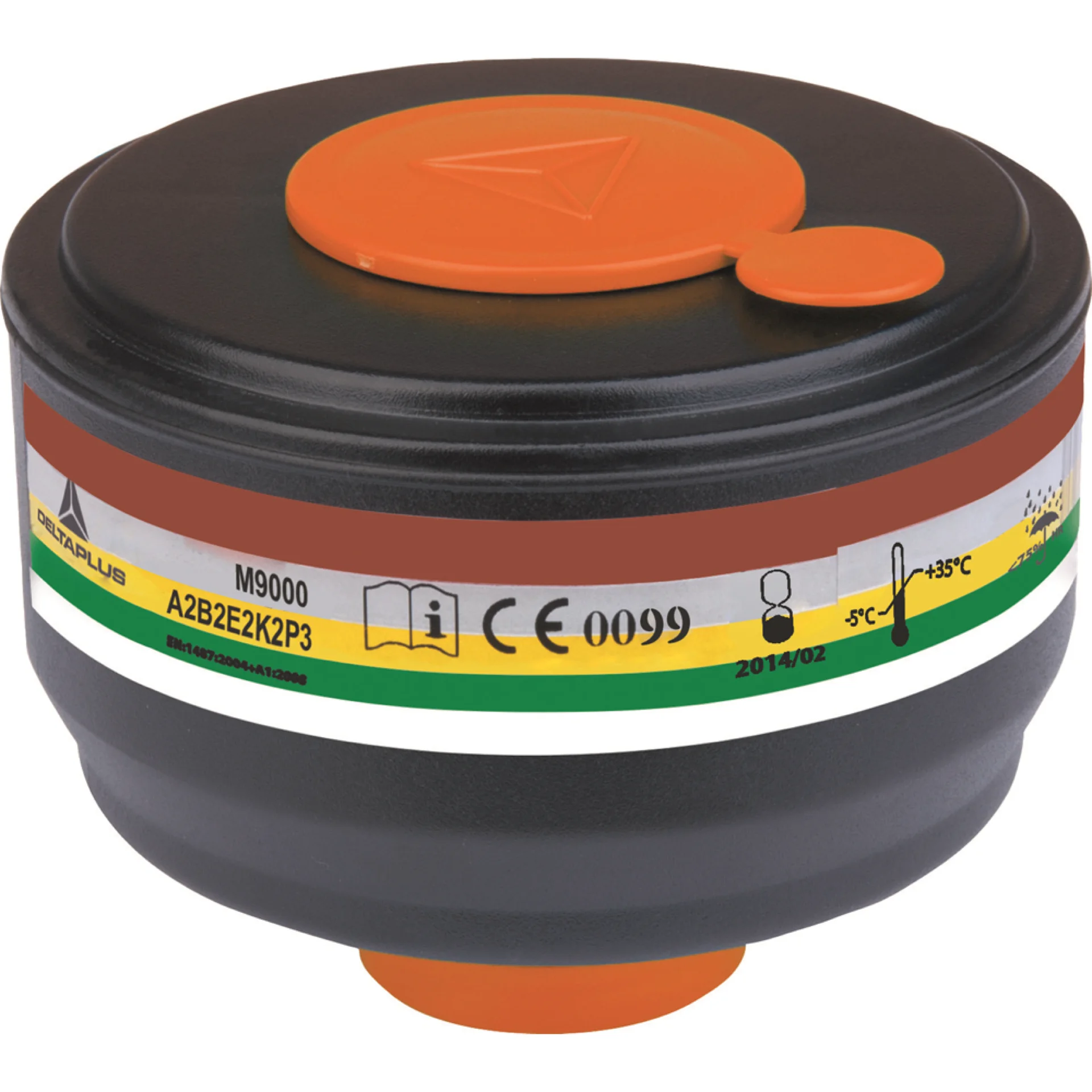 ADEMHALINGSBESCHERMINGSFILTER VOOR MASKER (4/DOOS) REF: M9001EABEK2P3 DELTAPLUS