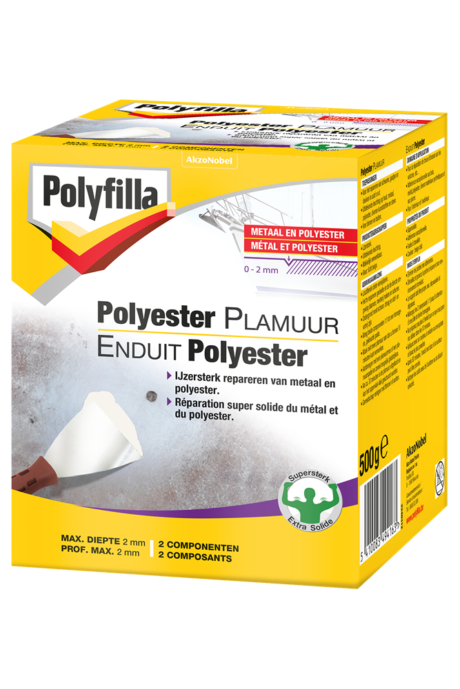 POLYESTER PLAMUUR SET 500 G REF: PF5951280 POLYFILLA