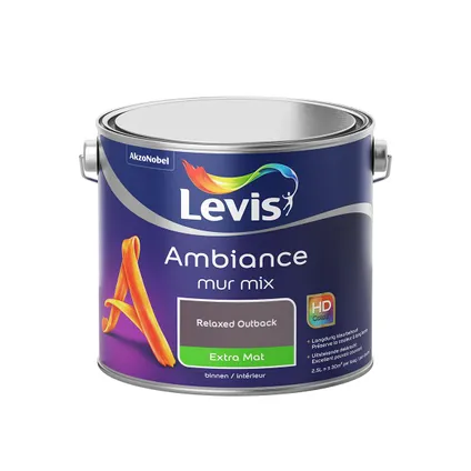 LV AMBIANCE MUR EXTRA MAT MIX C 2,5 L REF:LV5048691 LEVIS