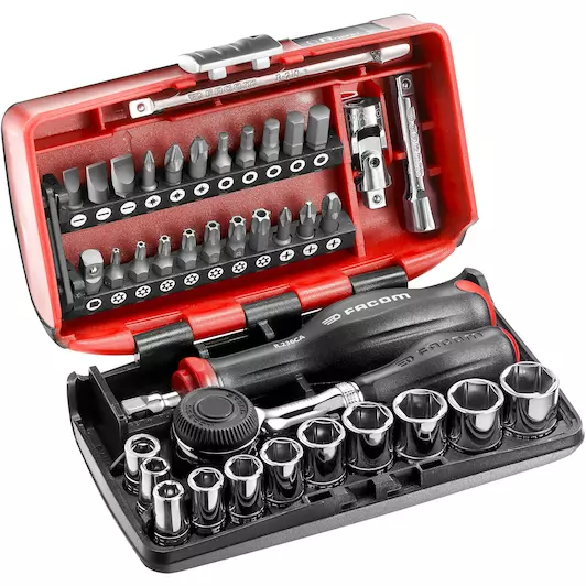 DOPPENDOOS 1/4'' MET RATEL R.360 REF:R.360NANOPB FACOM