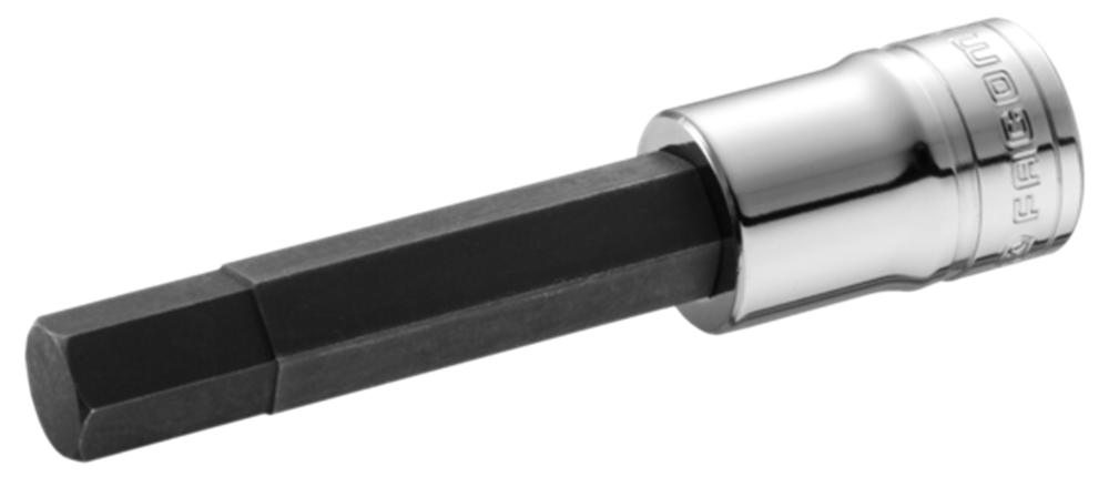 SCHROEVENDR.DOP 1/2' MET LANGE BIT 6-KANT 10MM SHP.10LA