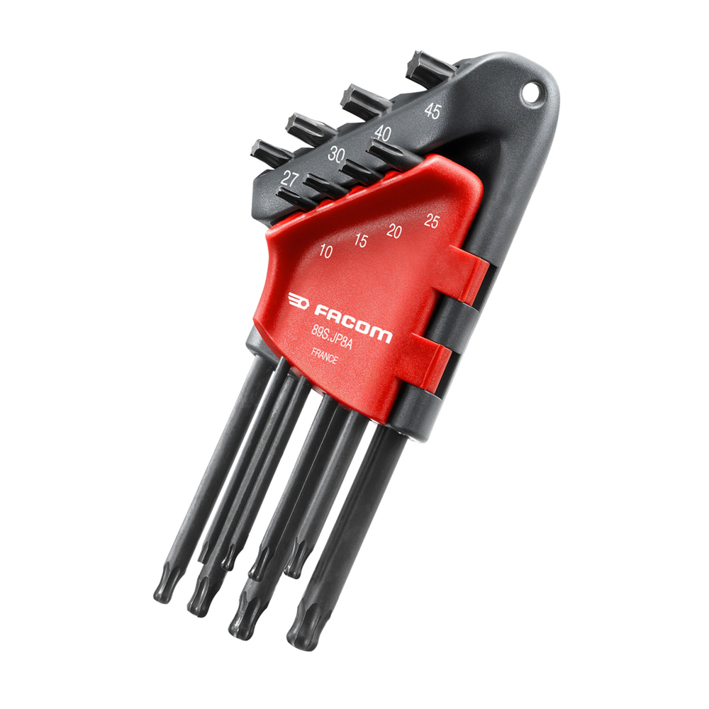 SET VAN 8 LANGE TORX INBUSSLEUTELS REF:89S.JP8A FACOM