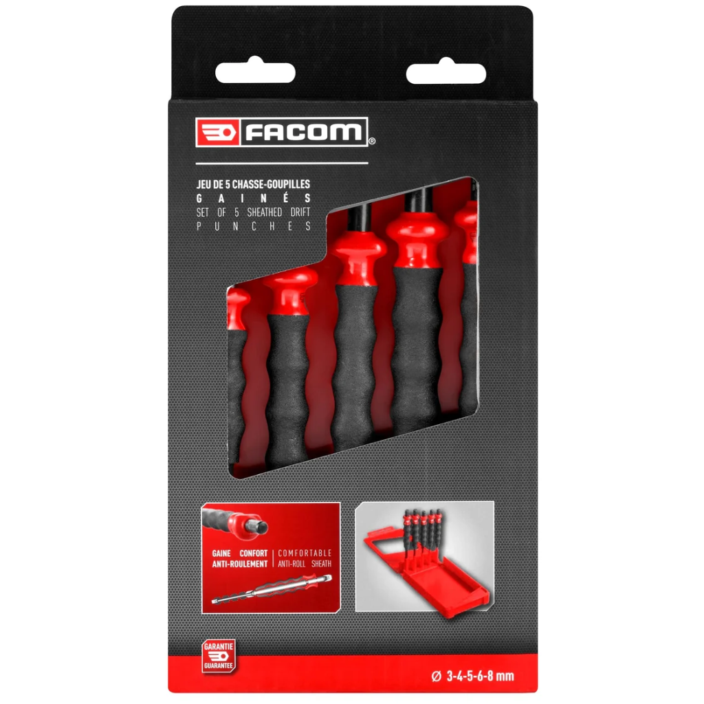 SET VAN 5 BEKLEDE DOORSLAGEN REF:249.GPB FACOM