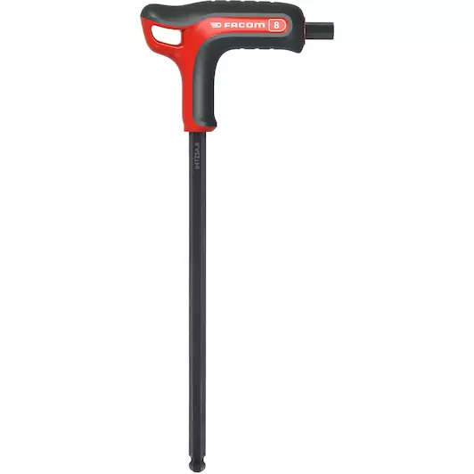 INBUSSLEUTELS 6 KANT, T-VORM ERGO KOGELKOP 8MM  REF:84TZSA.8 FACOM