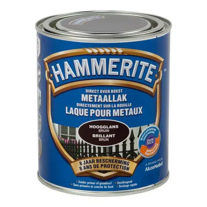 HT HOOGGLANSLAK BRUIN 750 ML REF:HT5082258 HAMMERITE