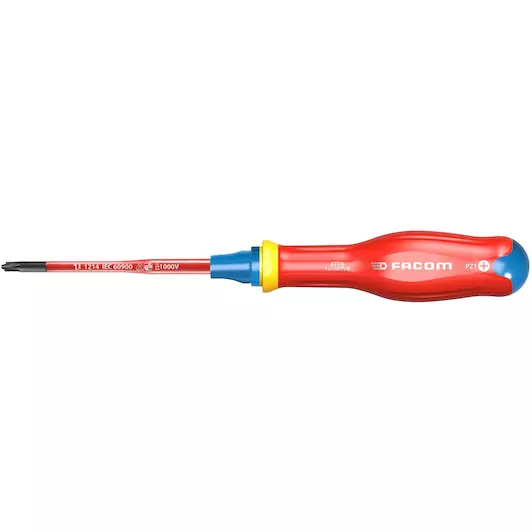 SCHROEVENDRAAIER BORNEO PZB-1X100 GEÏSOLEERD 1000V-SLIM REF:ATDB1X100TVE FACOM