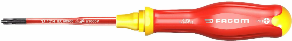 SCHROEVENDRAAIER PROTWIST PHB-1X100 GEÏSOLEERD 1000V-SLIM REF:ATPB1X100TVE FACOM