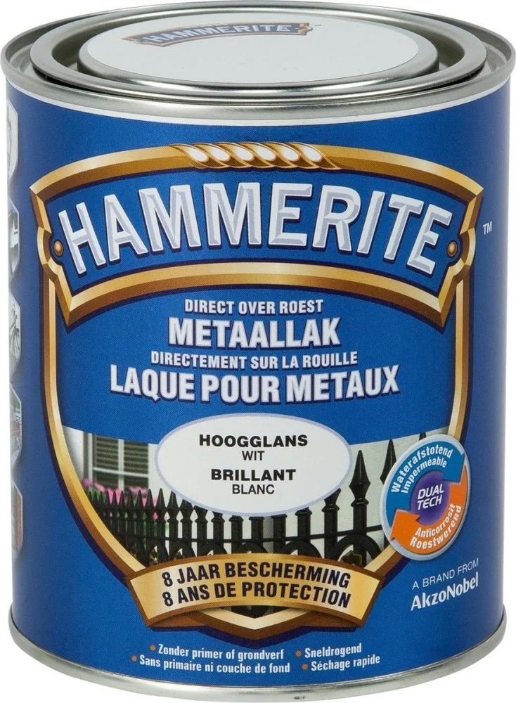 HT HOOGGLANSLAK WIT 750 ML REF:HT5082235 HAMMERITE