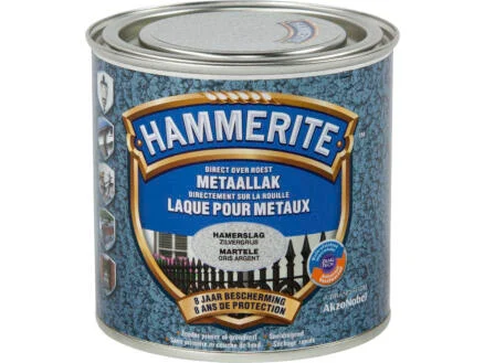 HT HAMERSLAGLAK ZILVERGRIJS 250 ML REF:HT5082357 HAMMERITE
