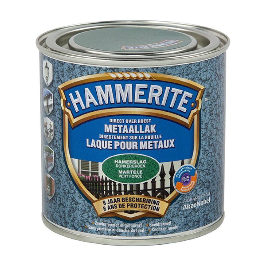 HT HAMERSLAGLAK DONKERGROEN 250 ML REF:HT5082367 HAMMERITE