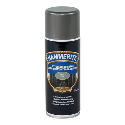 HT HITTEBESTENDIGE LAK GRIJS 400 ML REF:HT5195482 HAMMERITE