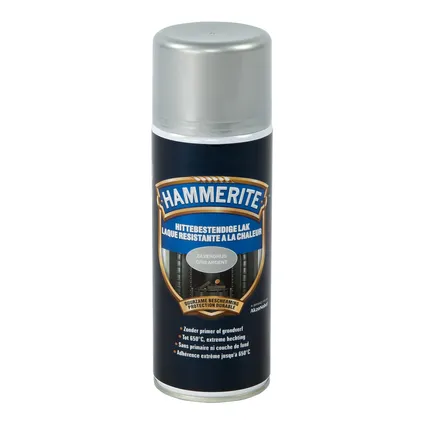 HT HITTEBESTENDIGE LAK ZILVER GRIJS 400 ML REF:HT5195483 HAMMERITE