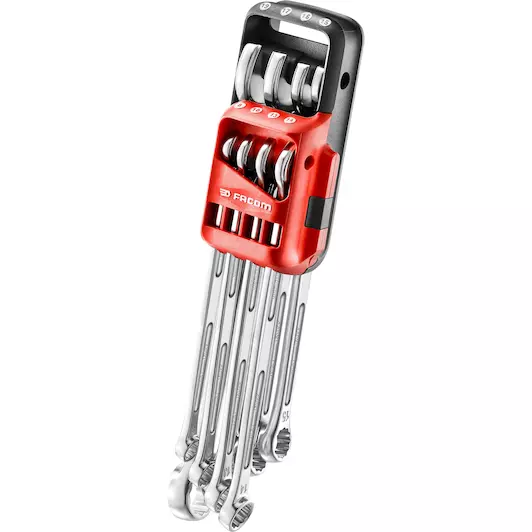 SET VAN 8 EXTRA LANGE SLEUTELS REF:440XL.JP8PB FACOM