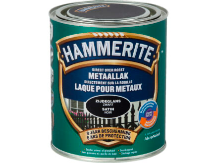 HT SATIJNGLANSLAK ZWART 750 ML REF:HT5082284 HAMMERITE