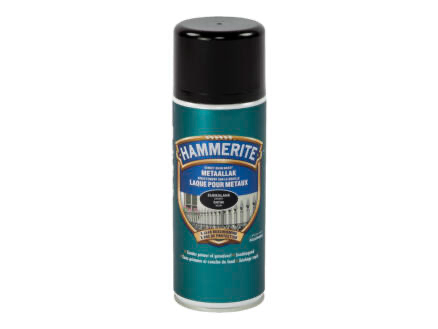 HT SATIJNGLANSLAK ZWART 400 ML REF:HT5082286 HAMMERITE