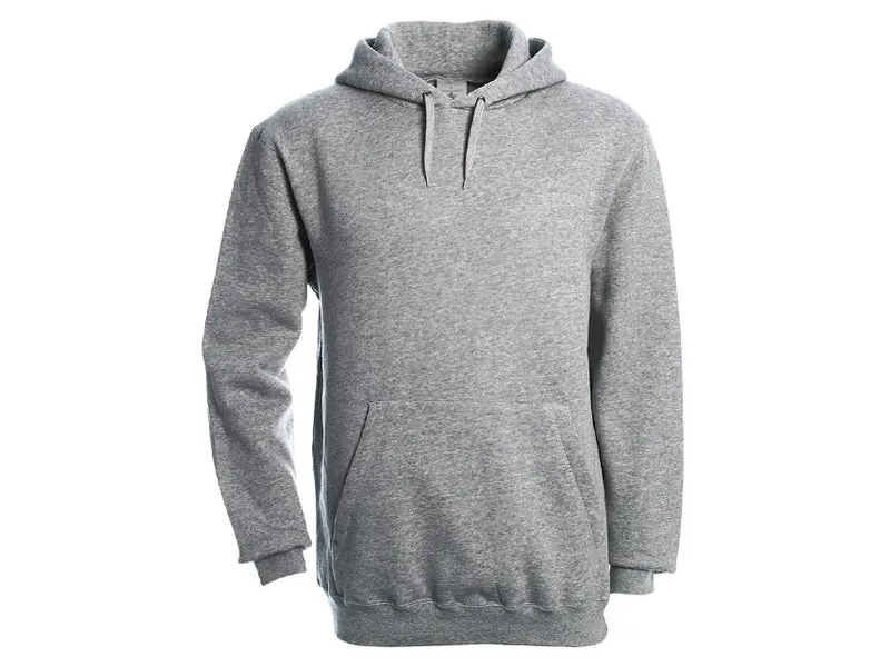 B&C HOODED SWEATER HEATHER GREY XL REF:276.42
