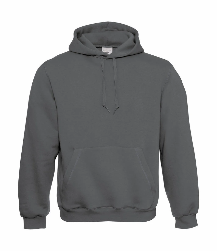 B&C HOODED SWEATER STEEL GREY L REF:276.42