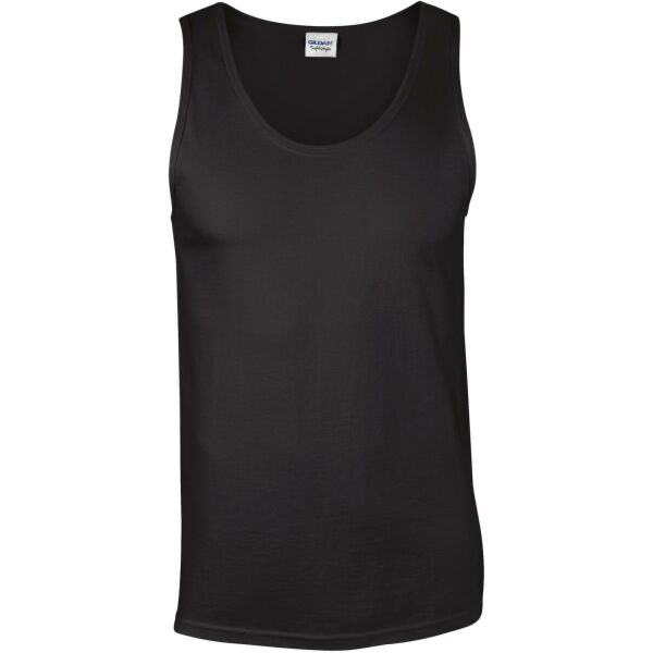 SOFTSTYLE ADULT TANK TOP 175.09  BLACK S GILDAN