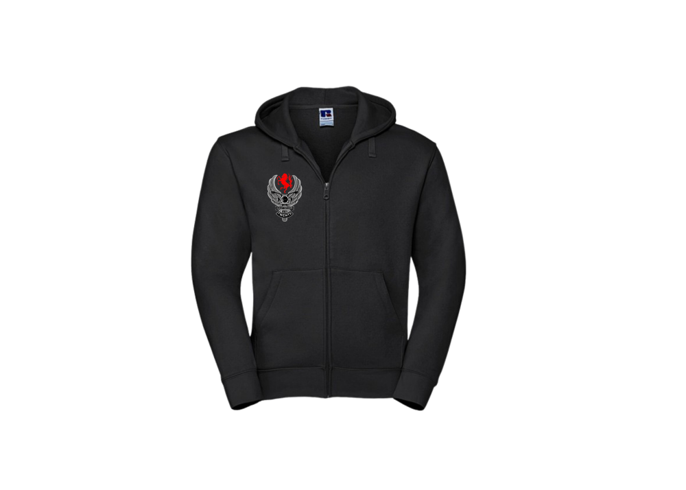 MEN'S AUTHENTIC ZIPPED HOOD  ZWART MT:XL REF:266.00 ZWART XL RUSSEL