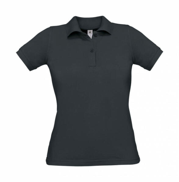 SAFRAN PURE/WOMEN POLO DARK GREY S REF:526.42 DARK GREY S B&C