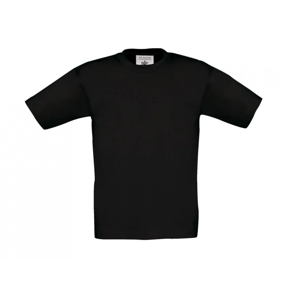 EXACT 190/KIDS T-SHIRT BLACK 12-14 (152/164) REF:188.42 ZWART 12/14 (152/164) B&C