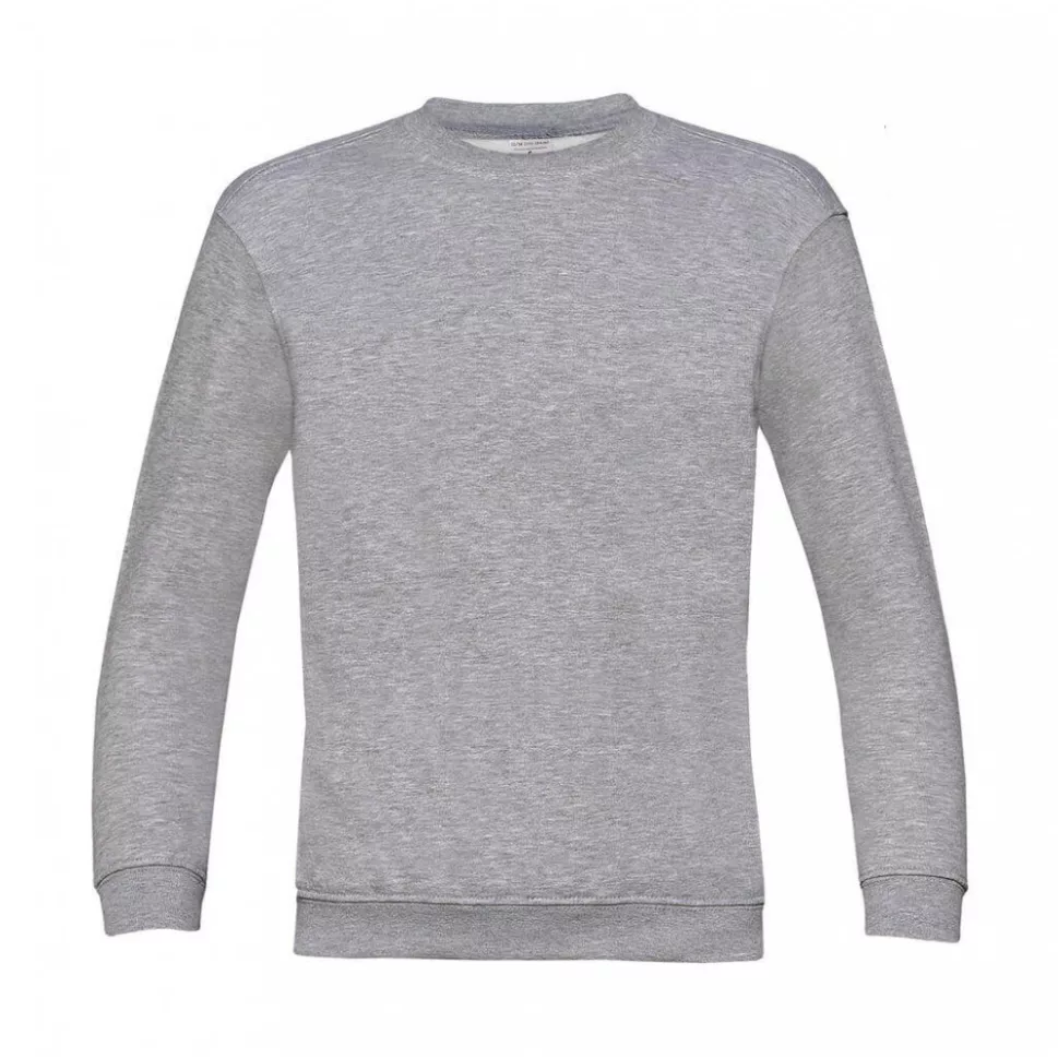 SET IN/KIDS SWEAT HEATHER GREY 7-8 (122/128) REF:286.42 HEATHER GREY 7/8 (122/128) B&C