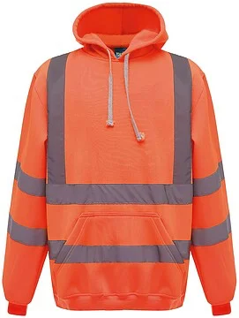 FLUO HOODIE 255.77 FLUO ORANGE XL YOKO