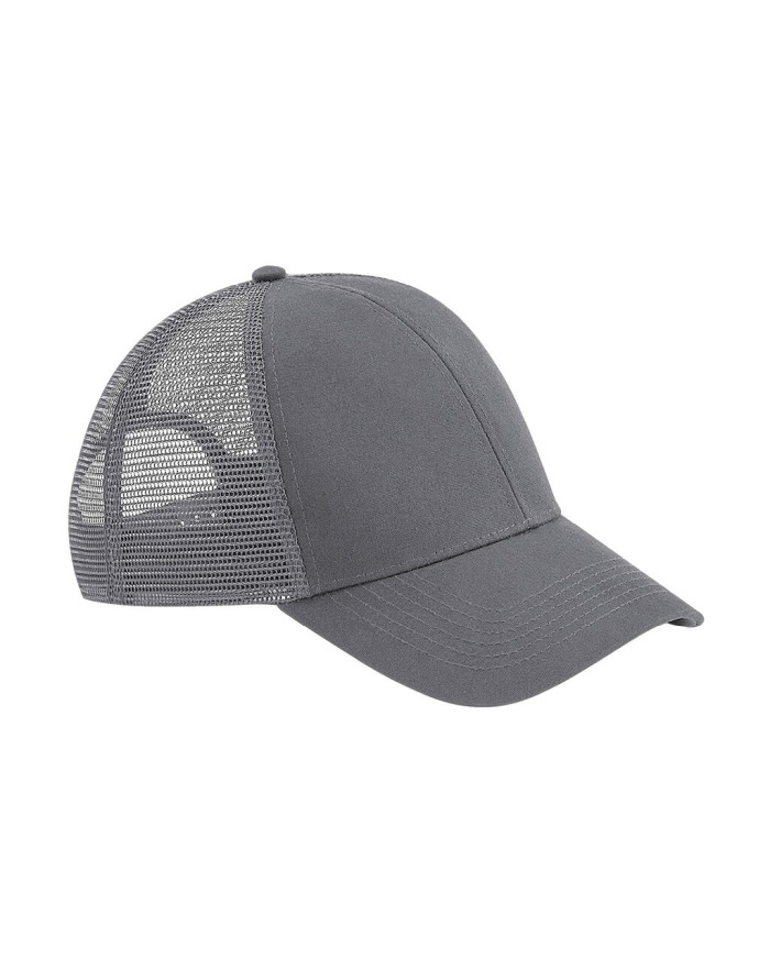 ORGANIC COTTON TRUCKER GRAPHITE GREY ONE SIZE REF:929.69 BEECHFIELD