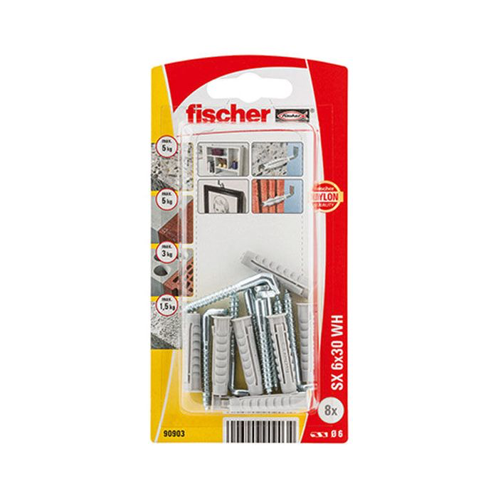 ZB PLUG SX 6X30 H K NV REF:90903 FISCHER