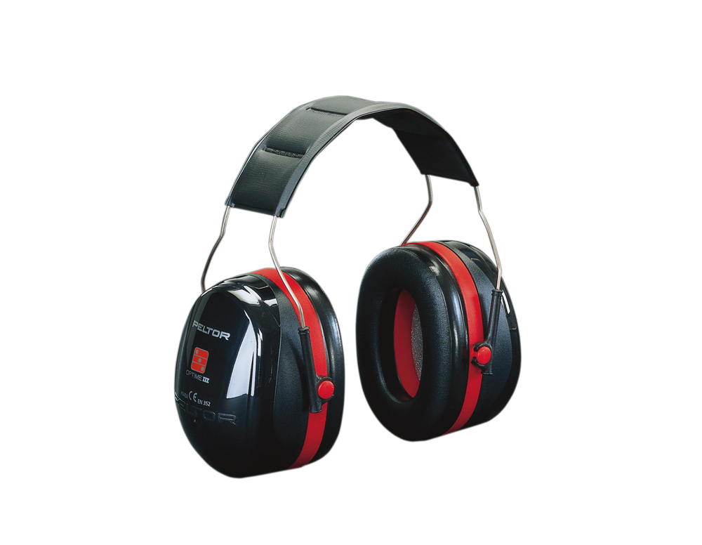 PELTOR GEHOORKAP OPTIME III ZWART HOOFDBEUGEL H540A