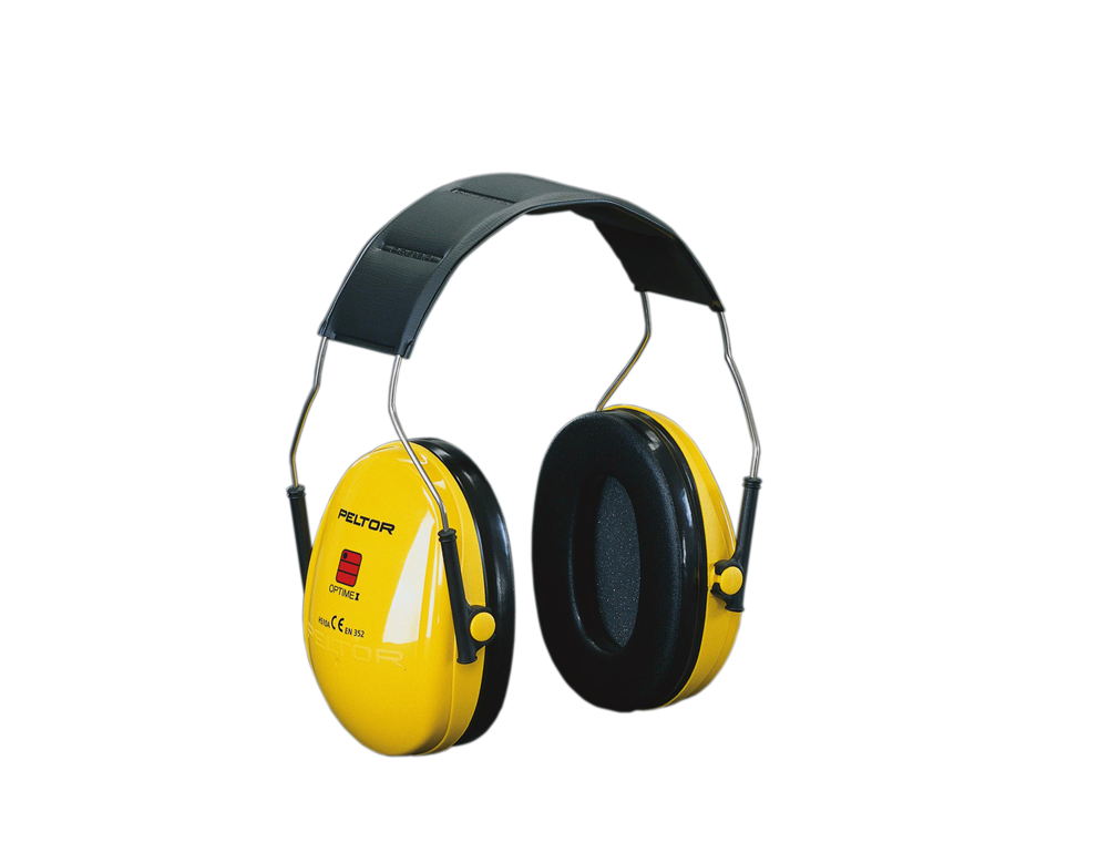PELTOR GEHOORKAP OPTIME I GEEL HOOFDBEUGEL H510A