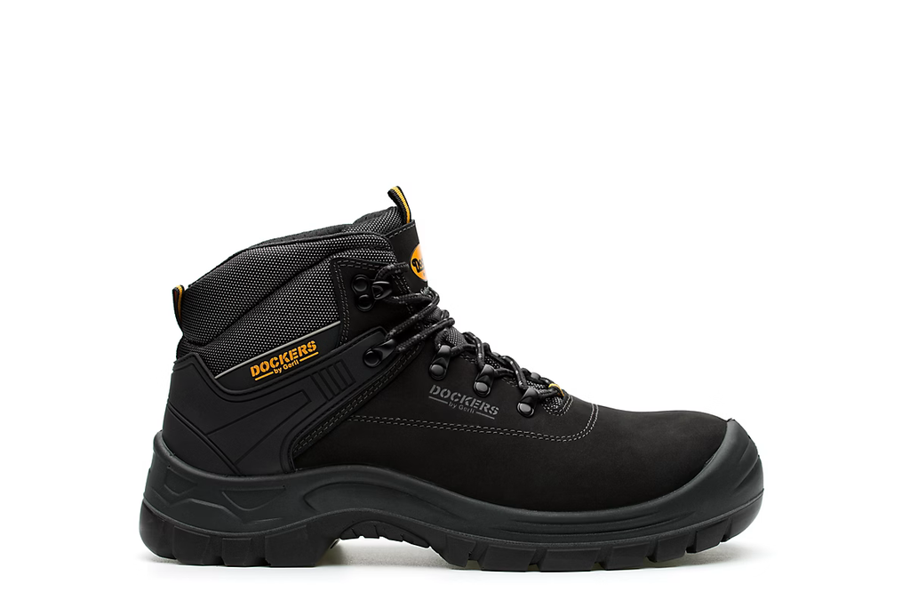 VEILIGHEIDSCHOENEN MAGIC HIGH ZWART S3 46 REF:402440 DOCKERS