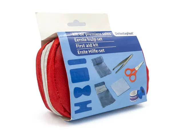 EHBO KIT SMALL IN TEXTIEL REF:9091 DETECTAPLAST